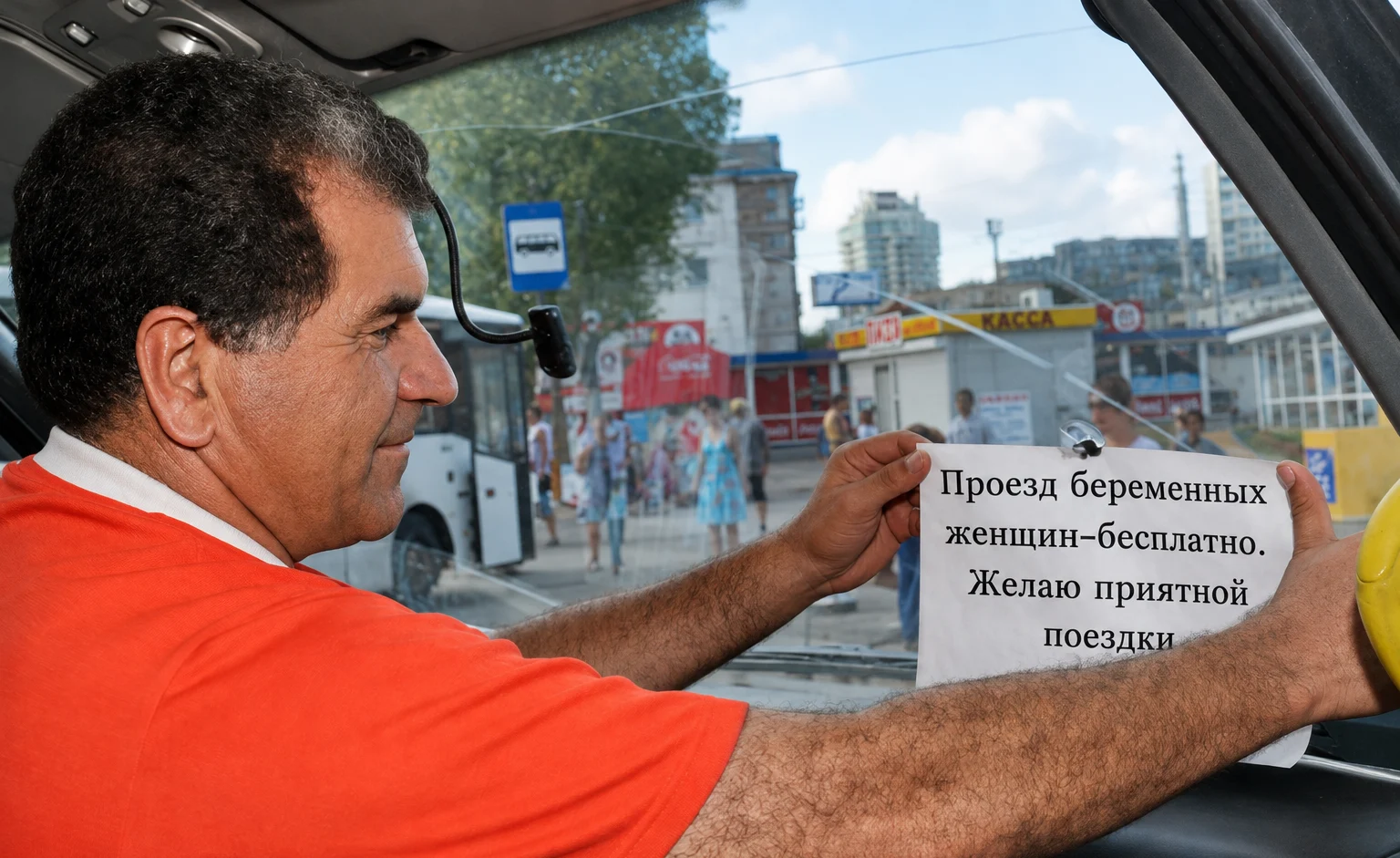 Позитивный водитель: как Усуб Кочоян дарит пассажирам хорошее настроение